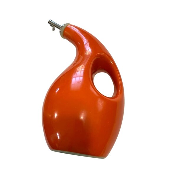 Rachel Ray Oil Vinegar Dispenser H016 Orange 9 in Tall 16 oz EVOO - Picture 2 of 3